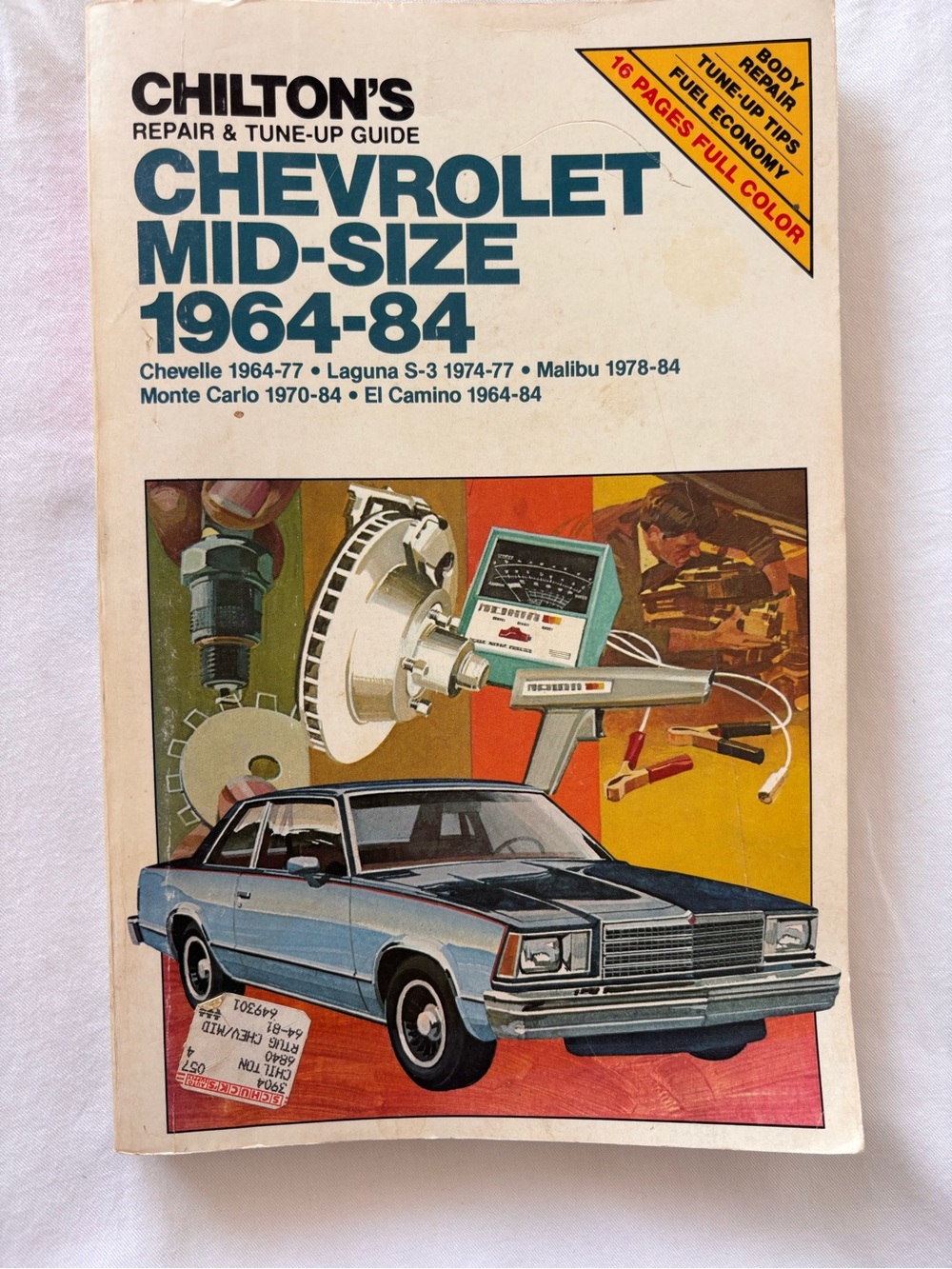 Chevrolet Mid Size 1964 to 1984 Repair Manual Chilton Book VG Paperback